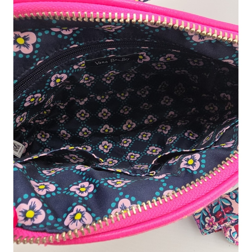 Vera Bradley Carson Mini Shoulder Bag Crossbody Purse - Kaleidoscope Pink - Picture 9 of 11